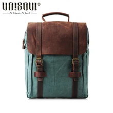 UNISOUL Canvas Patchwork male Backpack Cover Vintage bags of Women Casual Travel Rucksack Preppy Style Daypack School Backpacks