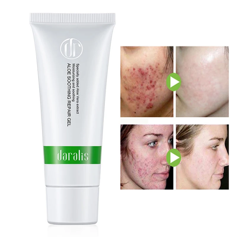 

Daralis 45g Pure Natural Aloe Vera Gel Wrinkle Removal Moisturizing Anti Acne Anti-sensitive Oil-Control Vera Sunscreen Cream