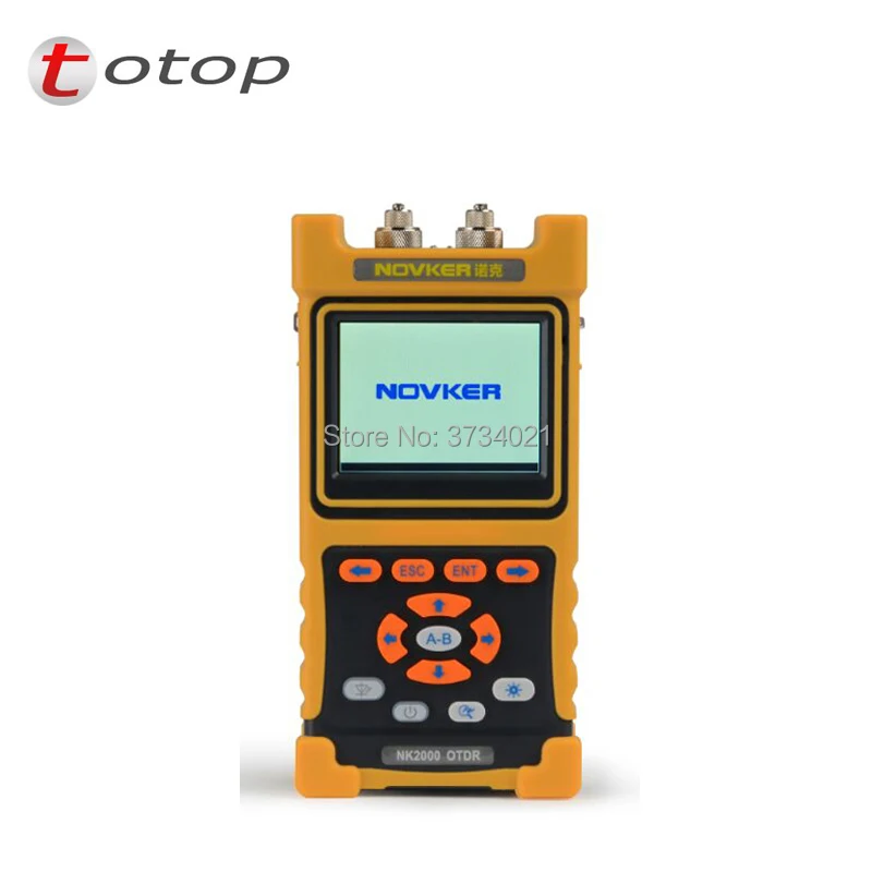 Ручной NK2000 SM OTDR 1310nm/1550nm 28/26dB интегрированный 2 мВт VFL сенсорный Экран 70км ~ 80 км