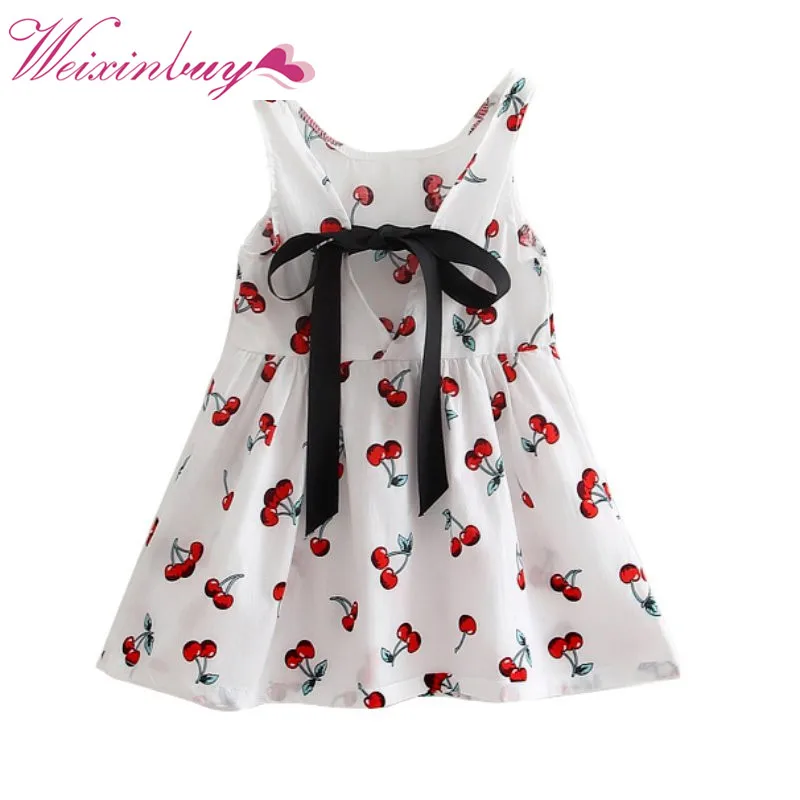 

Summer Baby Dress Kid Cotton Vest Princess Girls Dress Newborn Infant Sundress Clothes Flowers Vestidos