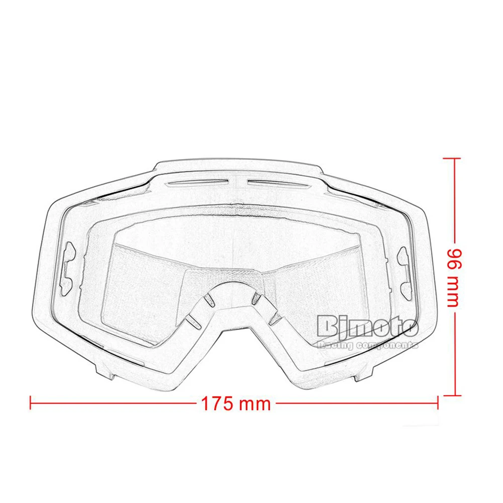 BJMOTO открытый мотокросса очки зимние снежные виды спорта сноуборд лыжная маска травы лыжные мужские и женские очки для сноуборда