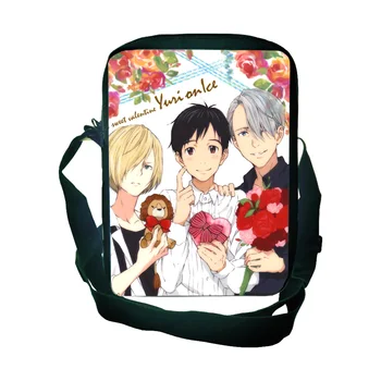 

Yuri On Ice Yuri!!! Handbags Students School Phone Bag on Ice Victor New Beautiful Crossbody Bag Daily Men Women Shoulder Bag