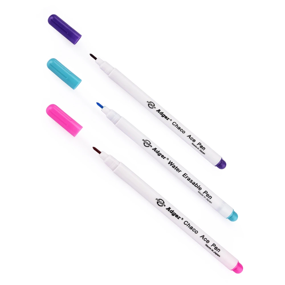 

10pcs Erasable Water Pens Fabric Markers Soluble Cross Stitch Markers Ink Patchwork Marking Tools DIY Needlework Sewing Tools