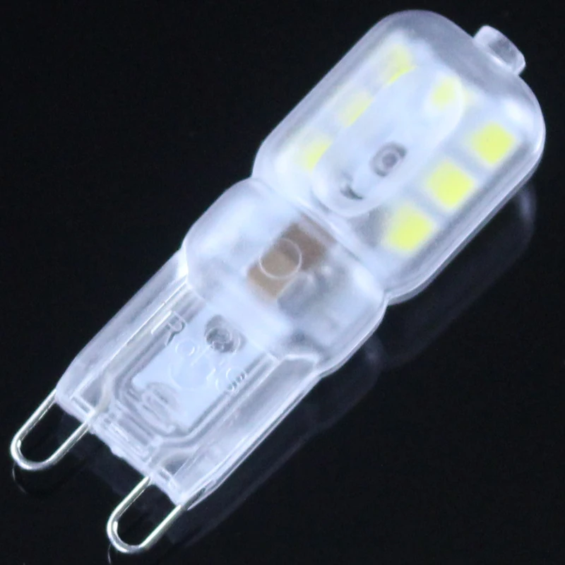 50 шт. 2016 Новый G9 LED 5 Вт AC 220 В 230 240 лампы светодиодные SMD 2835 свет заменить 30/40