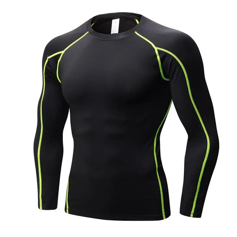 

New Men's T Shirt Fitness T-Shirt Quick-Drying Long Sleeve T-Shirt Sportswear