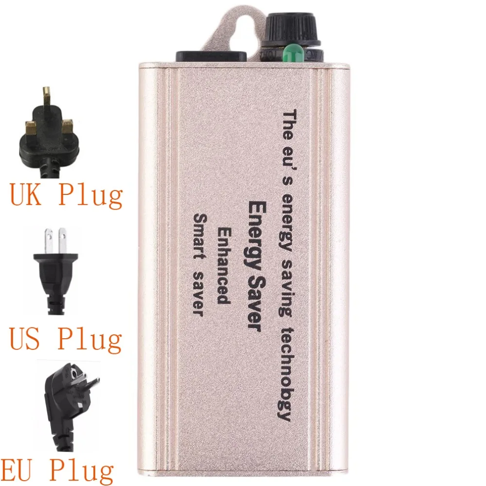 

Smart Electricity Enhanced Saving Box Power 30%-40% 30KW Energy Saver + US /EU/UK Plug Reduce Current Wave Form Distortion