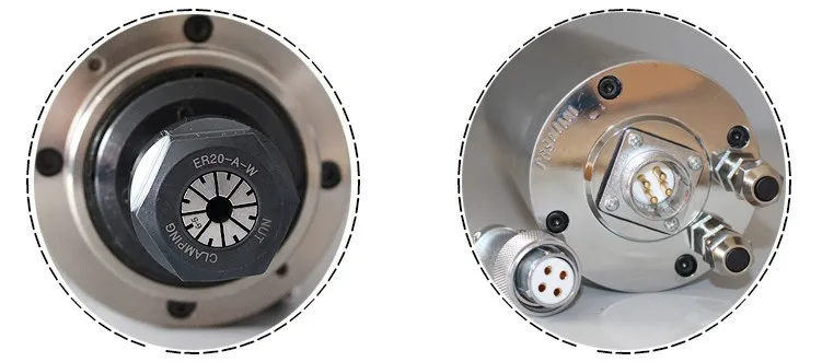2.2KW 220V 80MM water cooled spindle motor