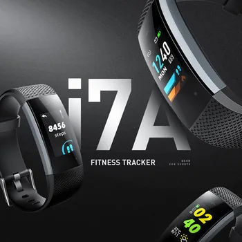 

I7A Full screen control Smart Watch Bracelet Pedometer Sport Fitness Tracker Support multi-language records exercise time W1#