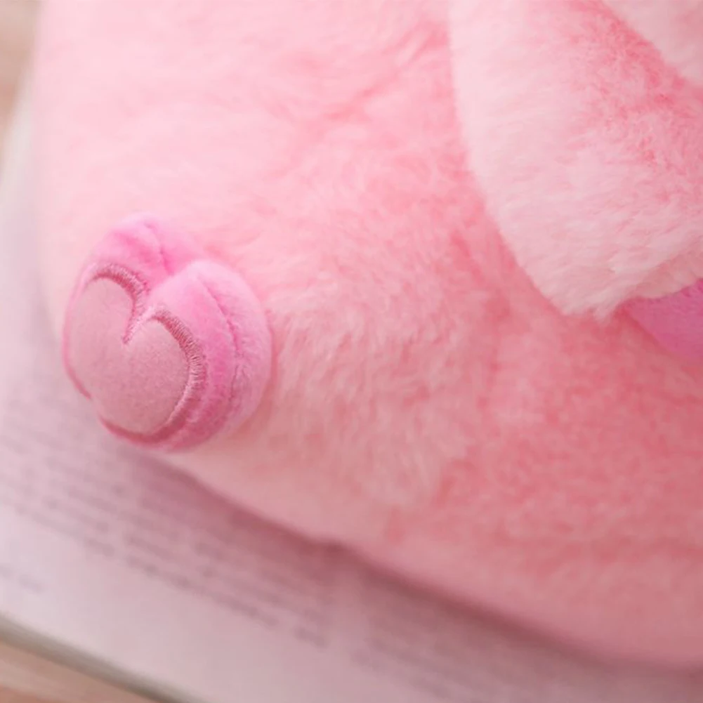 Новинка милая розовая Сидящая осанка большая голова благословение свинья плюшевая кукла игрушка подушка кукла на день рождения для детского подарка