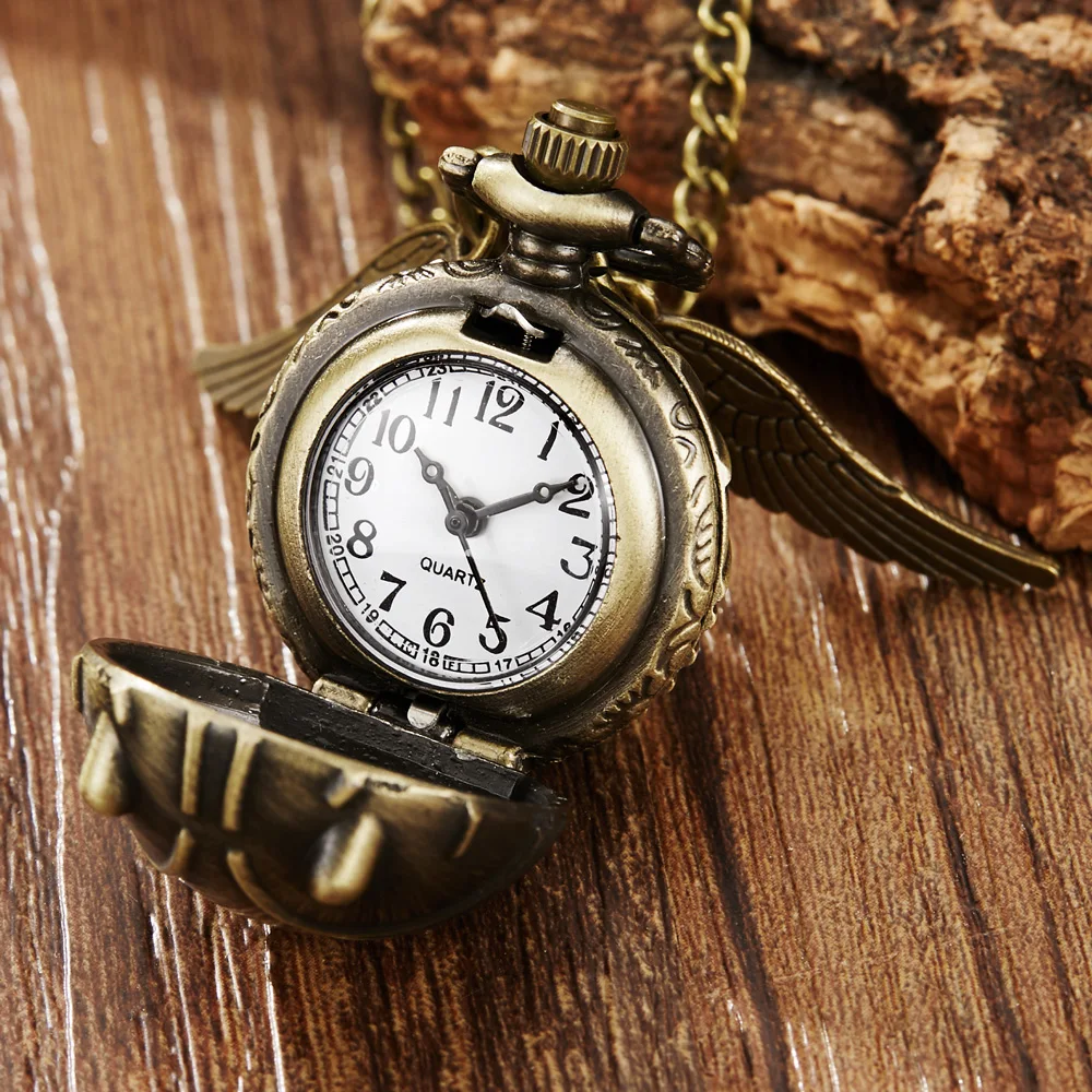 Aliexpress.com : Buy Harry Potter Theme Pocket Watch Small Bronze