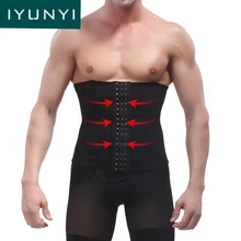 IYUNYI для мужчин тренажер для талии утягивающий ремень бесшовные Абдо талии пояс корсет управление живота Shaper Пояс