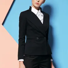 Формальная офисная форма, стильные костюмы, женский костюм для работы, женский черный офисный костюм, женские деловые костюмы