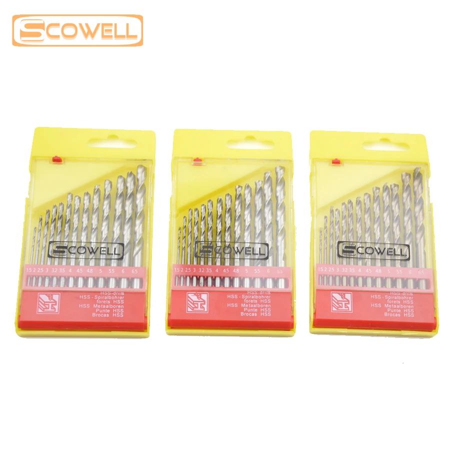 

Free Shipping: 20%OFF 13pcs HSS 4341/M2 Twist Drill Bit Set,1.5-6.5mm HCO Cobalt Drill Bit Kit for Metal Drilling With Metal Box