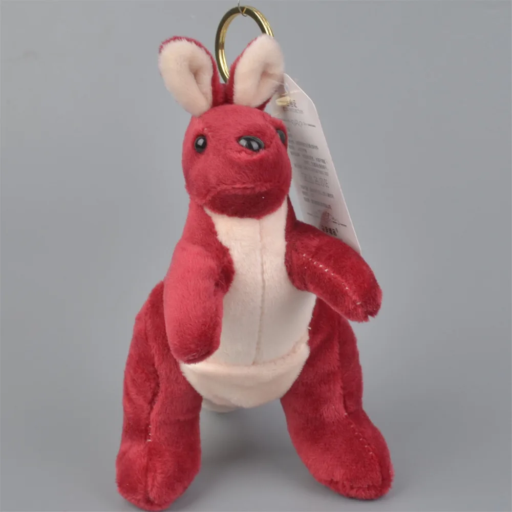 

2 Pcs Red kangaroo Plush Toy, Backpack Pendant, Automobile Key Ring, Birthday Present, Activity Gift Free Shipping