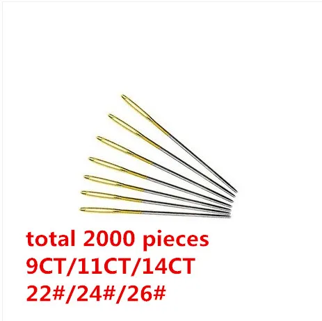 11CT Embroidery Cross Stitch Hand Needles Tool T-MEKA 100 PCS Cross Stitch Needles