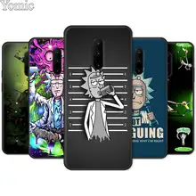 Black Case for Oneplus 7 7 Pro 6 6T 5T Silicone Phone Case for Oneplus 7 7Pro Rick And Morty Soft Cover Shell