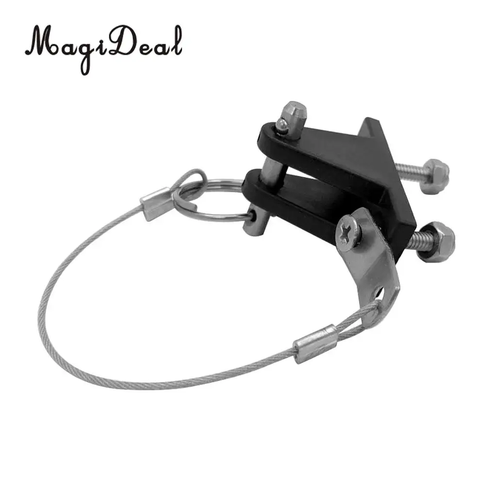 MagiDeal 1Pc Nylon Kayak Canoe Dinghy Marine Boat Deck HingeWith Quick Release Pin Lanyard Tool for Kayak Slide Rail Anchor 