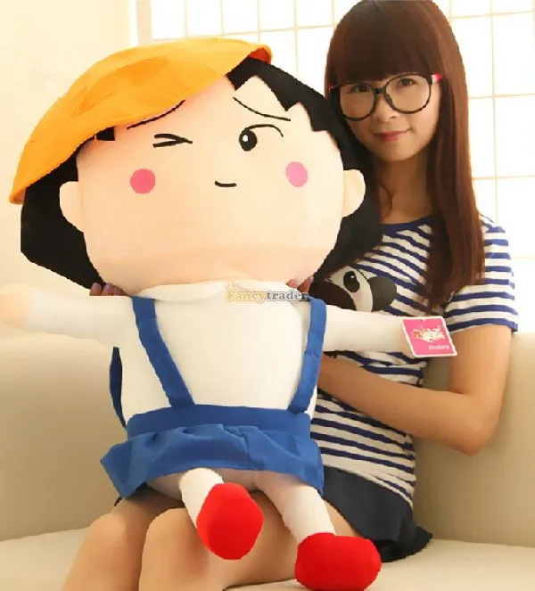 Fancytrader 43'' / 110cm The Biggest Giant Plush Stuffed Chibi Maruko Chan Doll Toy, 3 Models Available! Free ShippingFT50247