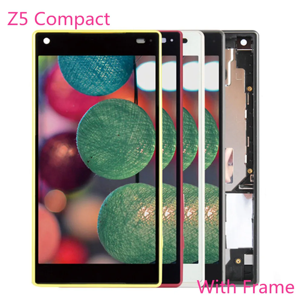Z5 Mini LCD 4 6 &quotдля Sony Xperia Compact E5803 E5823 ЖК-дисплей дигитайзер сенсорный экран Aseembly с