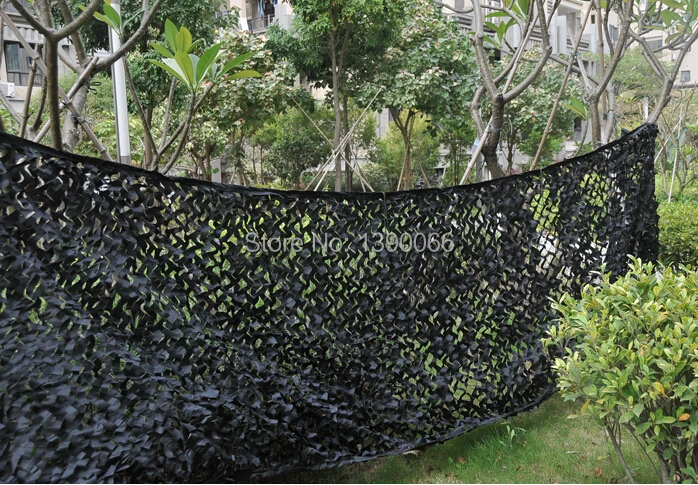 

3x5m Black Camouflage Net Camo Netting cover for Camping hunting decoration Military Photography