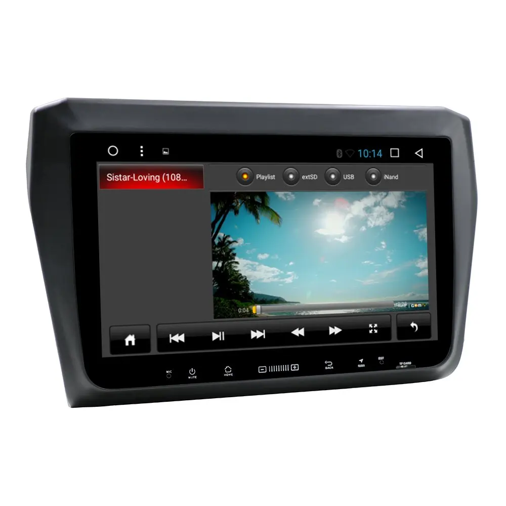 Cheap Android 8.0 9" Car DVD Player GPS Navigation system For Suzuki Swift 2017 WiFi Bluetooth Touch Screen 3