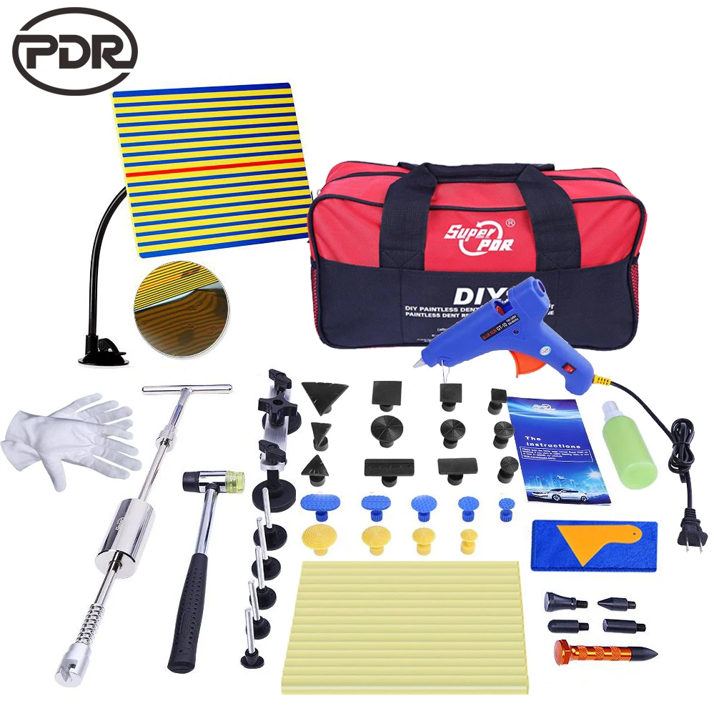 

PDR Tools Car Body Repair Kit Dent Puller Removal Dent Lifter Tool Set Suction Cup For Car Dents Fast Shipping