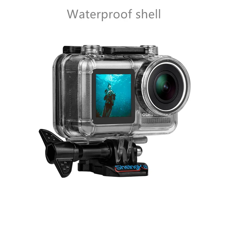 40 м водонепроницаемый чехол Защитный чехол для дайвинга корпус красный/фиолетовый фильтр для дайвинга для dji osmo экшн Спортивная камера