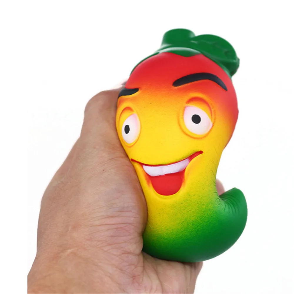 Моделирование цветной перец супер медленно поднимающийся ароматизированный снимает стресс игрушка милые мягкие игрушки снятие стресса L907