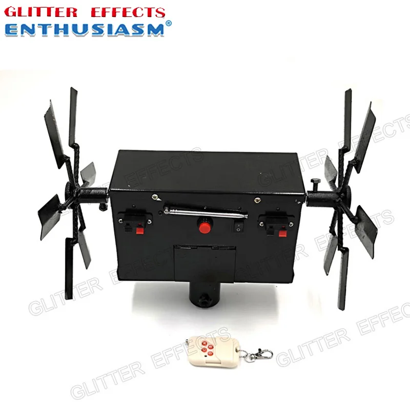 

ELT02R double wheel remote control stage spinning cold fountain fire machine for party