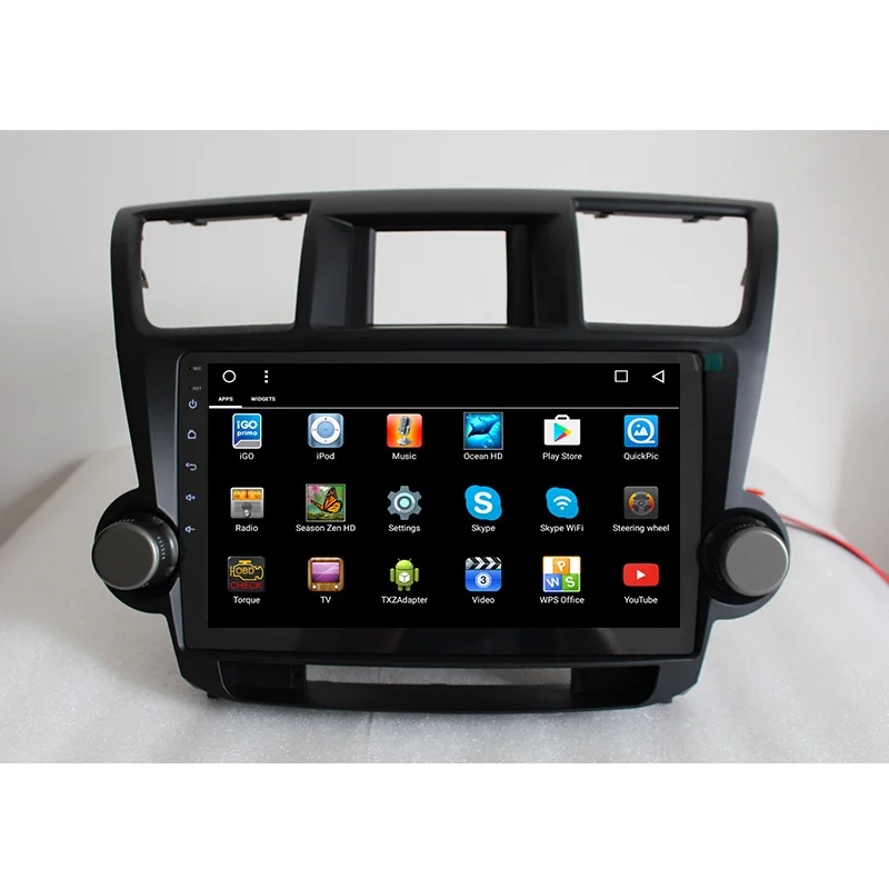 Perfect Lenvio IPS 2G RAM 32G ROM Octa Core Android 7.1 CAR DVD PLAYER For Toyota Highlander 2009-2012 2013 2014 Radio GPS Navigation BT 1