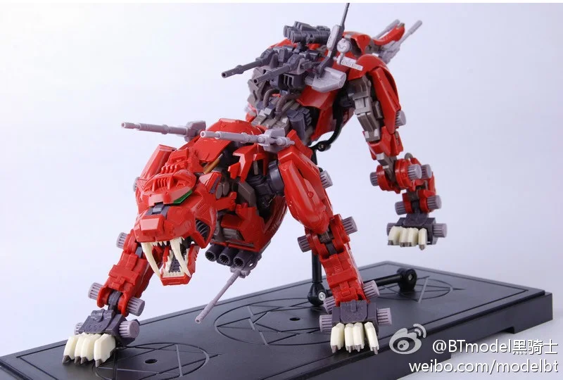 BT модель здания Наборы: ZOIDS EZ 016 красный сабля Тигровая 1:72 Масштаб полной боевой