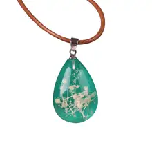 Charms Female Pendant Necklace Glow in The Dark Dried Flower Teardrop Pendant Necklace Women Xmas Gift Jewelry Pendant Necklace Charms Female Pendant Necklace Glow in The Dark Dried Flower Teardrop Pendant Necklace Women Xmas Gift Jewelry Pendant Necklace