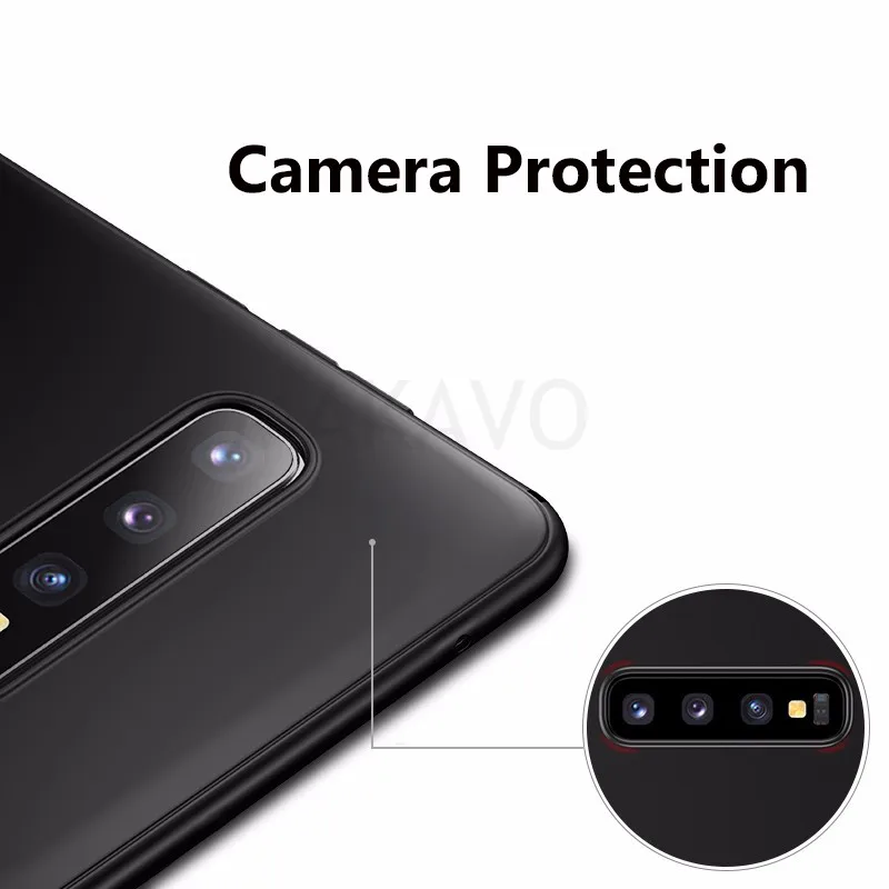 Чехол MAKAVO для Samsung Galaxy S10 тонкий матовый мягкий чехол чехлы Plus S10e Lite S10Lite