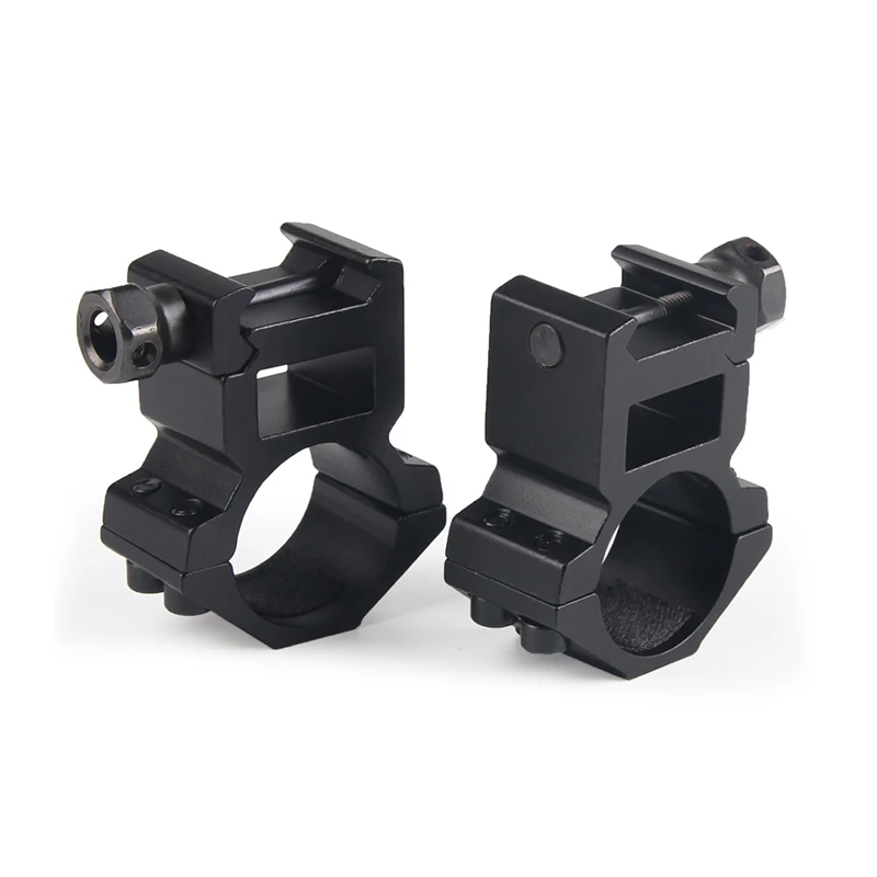 2pcs Rifle Tactical High Profile 25.4mm 1 Scope Rings 20mm Dovetail Rail Mount RL2-0008B (6)