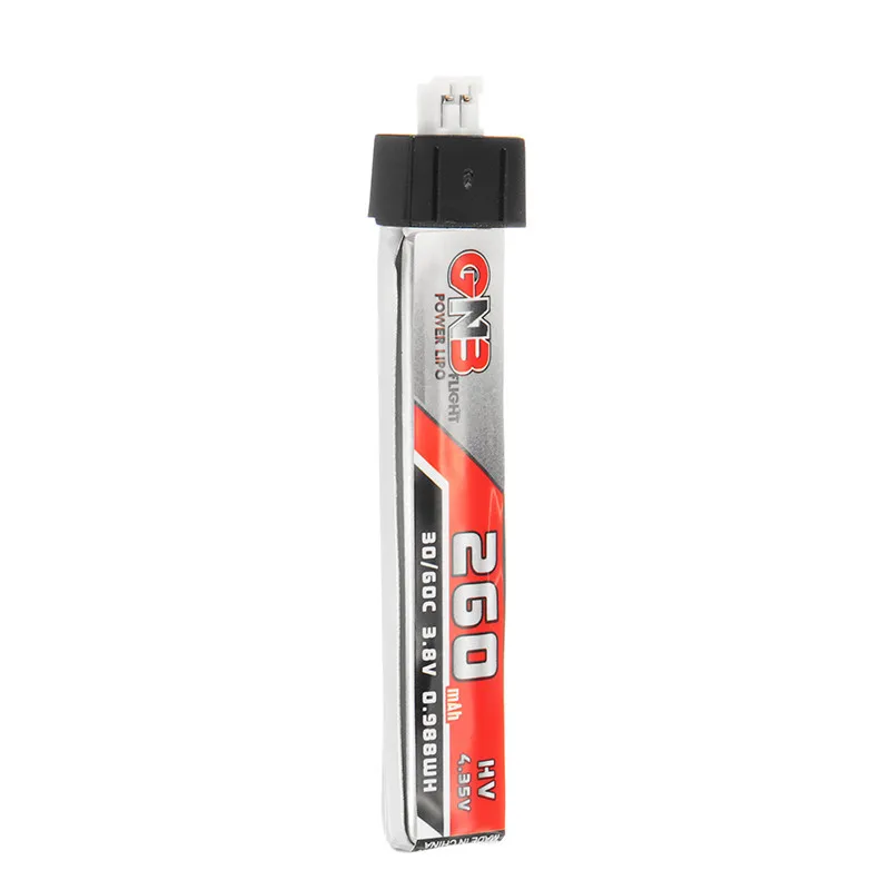 5 шт. GAONENG GNB 1S 260mAh 3,8 V 30C 4.35VHV Lipo аккумулятор PH2.0 разъем для US65 индуктрикс FPV BetaFPV 65S UR65 крошечный Дрон Whoop