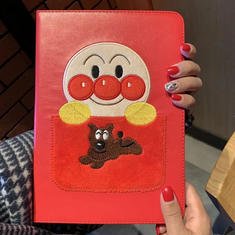 For ipad pro 11 case stitchwork Cartoon Anpanman Stand Protective TPU Cover for ipad pro 11 A1980, A2013, A1934, A1979 For ipad pro 11 case stitchwork Cartoon Anpanman Stand Protective TPU Cover for ipad pro 11 A1980, A2013, A1934, A1979