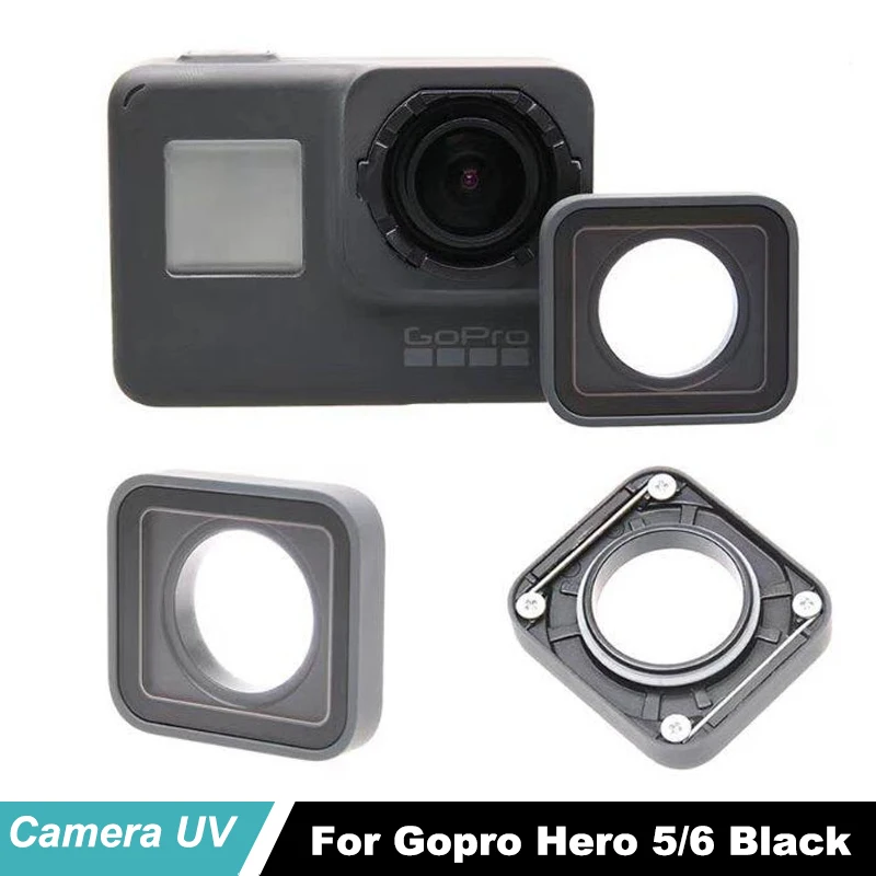 Оригинальный запасной чехол Hero5 Black Len Cap Ring Для Gopro 5 6 для ремонта кольца с УФ