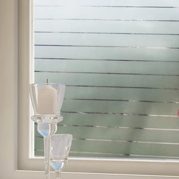 

2D Transparent Static Window Film Decorative Privacy Glass film Non-Adhesive Heat Control Anti UV 36"x20"(92x50cm)