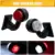 2 pcs 12 LED Indicatore Della Lampada Della Luce di Indicatore Laterale Lato Contrassegnato Lampada Per Il Camion Camion Caravan Trailer 12/24 V Rosso Bianco