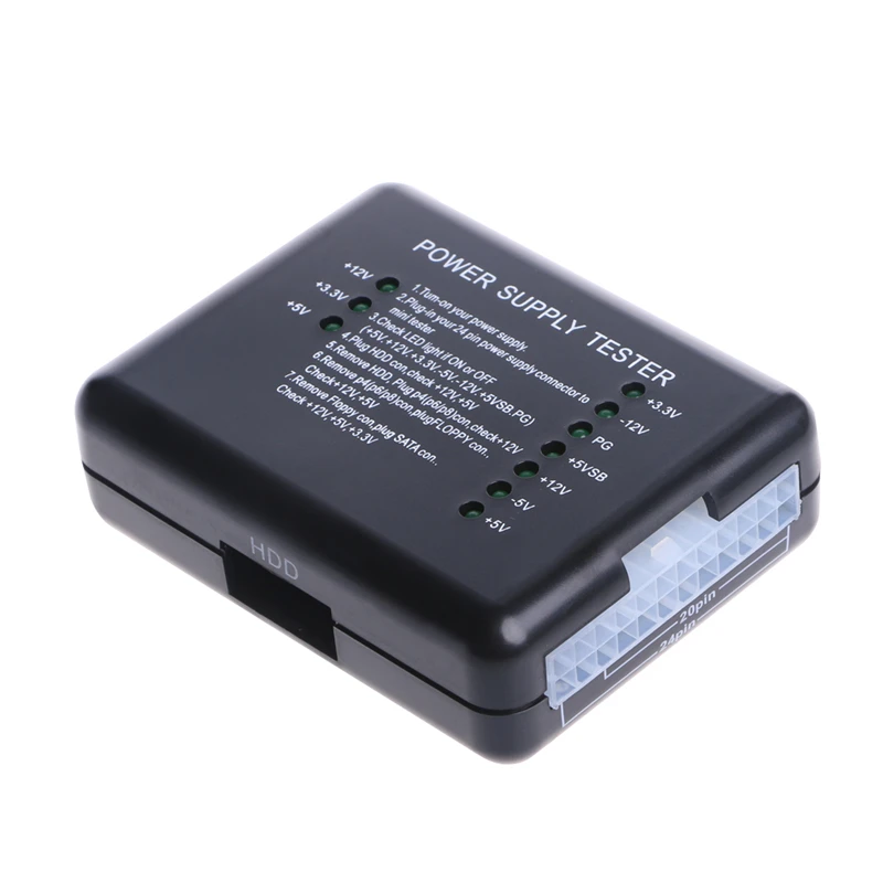 PC 20/24 دبوس ATX PSU SATA HD امدادات الطاقة فاحص SAUS الأزرق أدوات