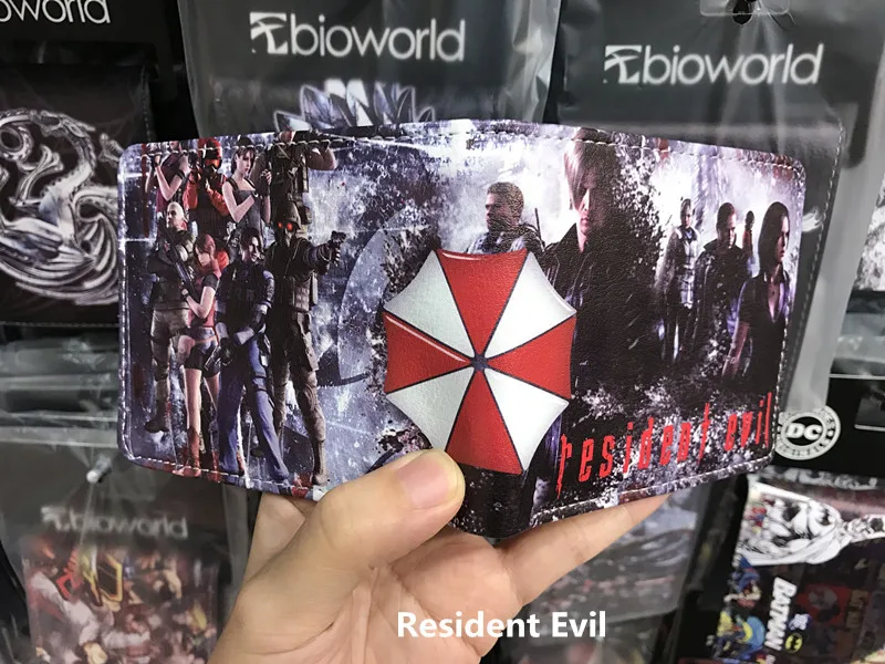 Кошелек Biohazard и Umbrella dwant EVIL кошелек аниме держатель для карт и фотографий подарок Короткие Кошельки Сумка для игр