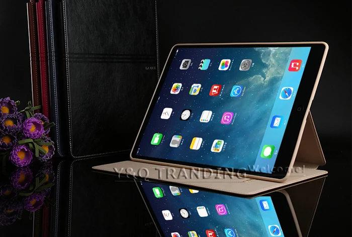 Высококачественный чехол из натуральной кожи в стиле ретро для Apple iPad 4, 3, 2, 9,7 дюйма, бизнес-чехол с подставкой и отделением для карт, чехол для планшета для iPad 2, iPad3, iPad4