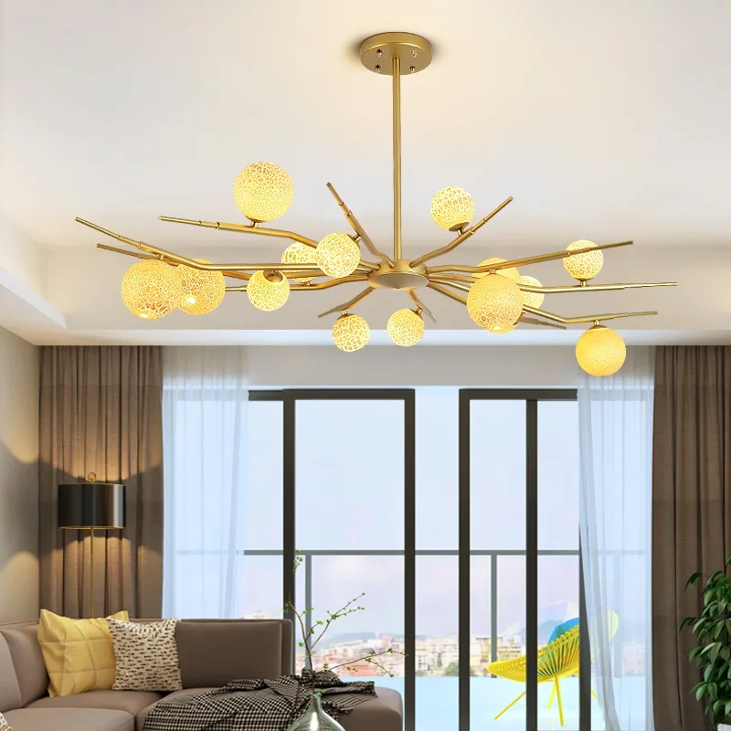 

Modern LED living room chandelier ceiling home hanging lights restaurant suspended lamps bedroom lighting Nordic deco fixtures