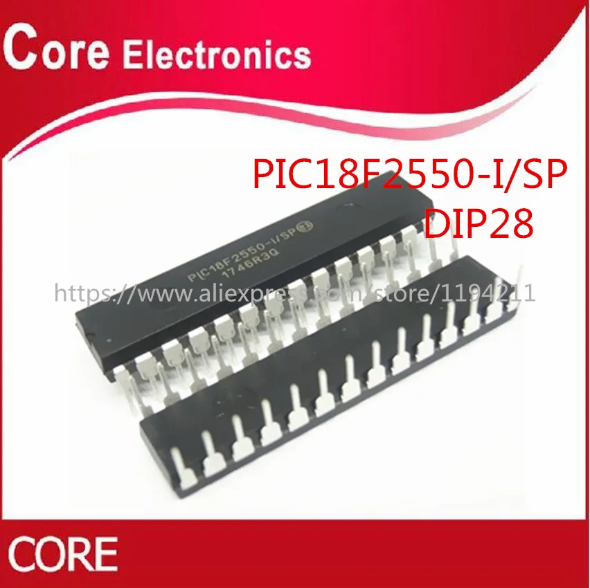 Фотообои 5 шт./SP PIC18F2550 18F2550 DIP28 Новинка|Интегральные схемы| |