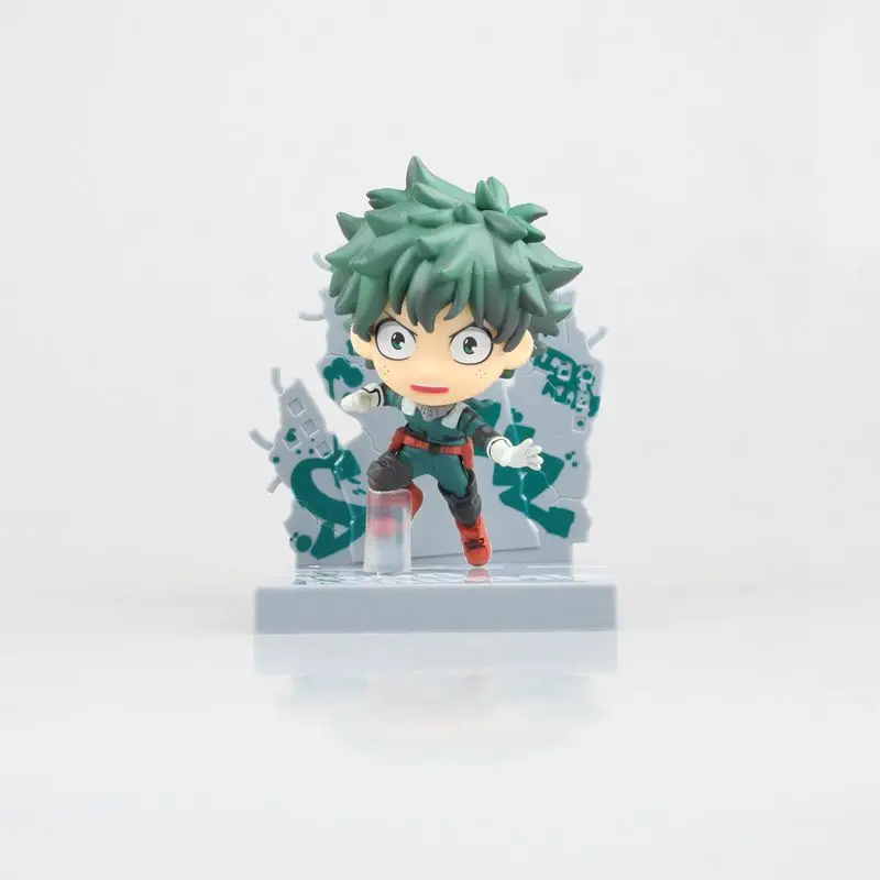 Аниме Мой герой Академии Midoriya Izuku Q Ver ПВХ фигурку Коллекционная модель игрушки куклы 10 см