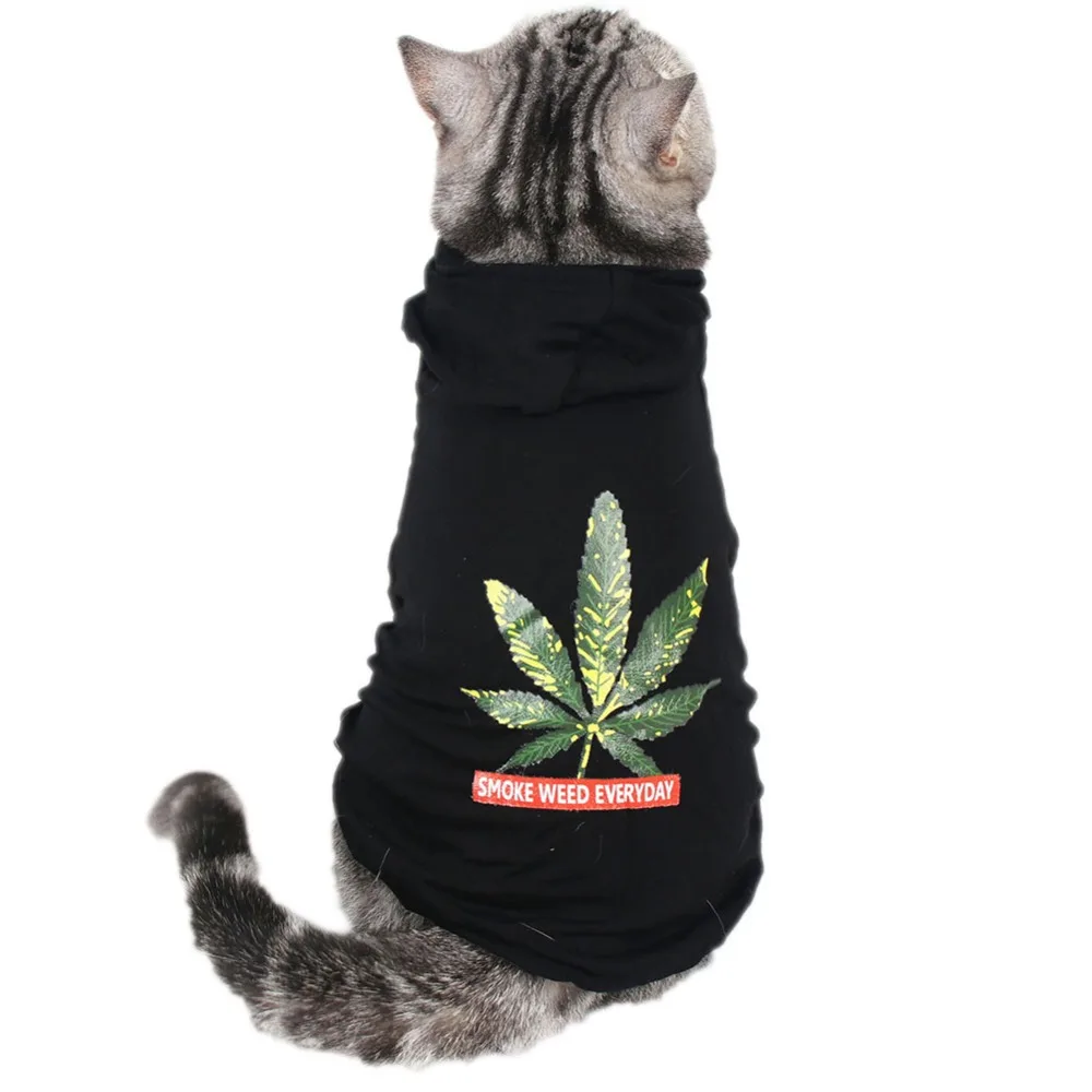 Small Cats Clothes Hoodie Pets Clothing Kitten Costume Yorkshire For