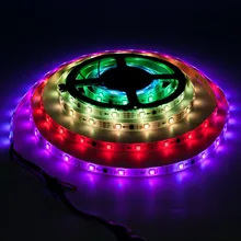 DC 12 V 5 M WS2811 светодиодный полосы света пикселей Rgb Полноцветный 5050 светодиодный ленты гибкие Адресуемая цифровая светодиодный ленты 1 Ic Управление 3