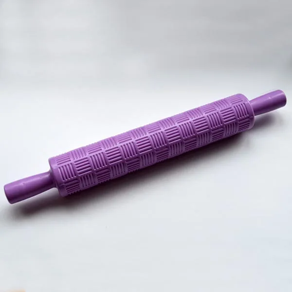 SquareS Tripe Embossed Rolling Pins Fondant Cake Paste Embossing