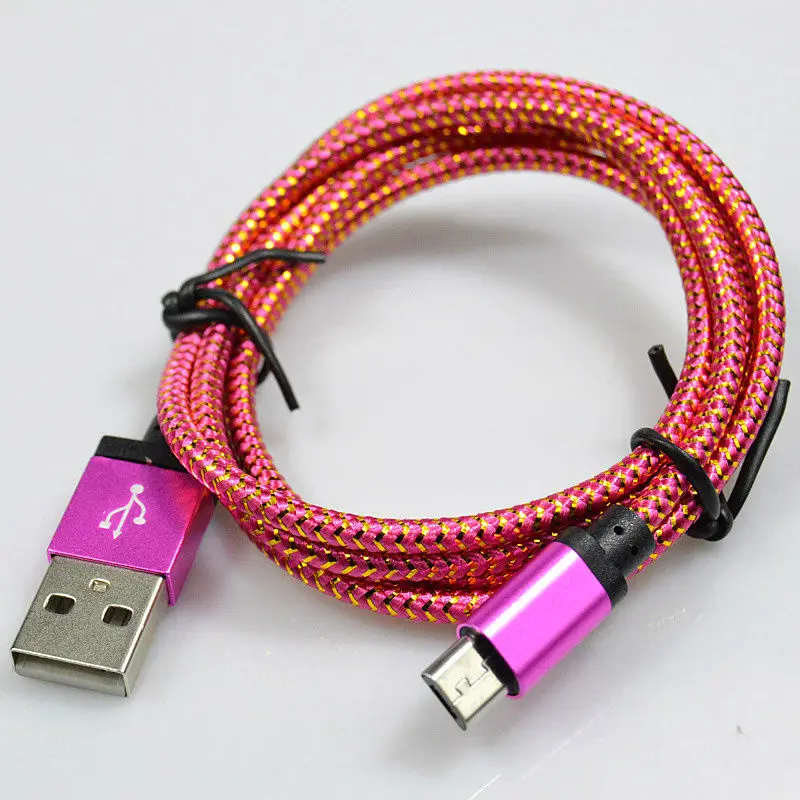 braided wire micro usb cable