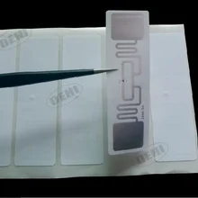 1000 шт UHF наклейки этикетка AZ 9662 860-960 МГц UHF RFID клейкий тег ISO 18000-6C Alien H3 чип инкрустация 73*23 мм